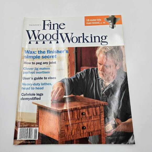 Tauton’s Fine Woodworking Magazine Lot February April June August October Decemb - Picture 2 of 15
